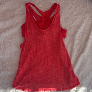 Orange lululemon Racerback Tank Top
